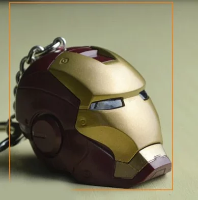 casco iron man llavero