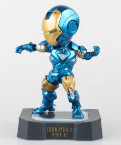 figura iron man mark vi azul