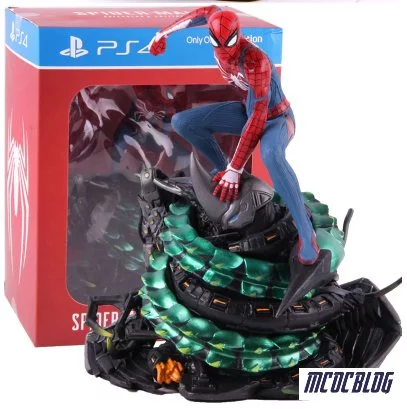 figura spider man videojuego