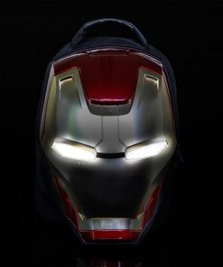 mochila iron man LED