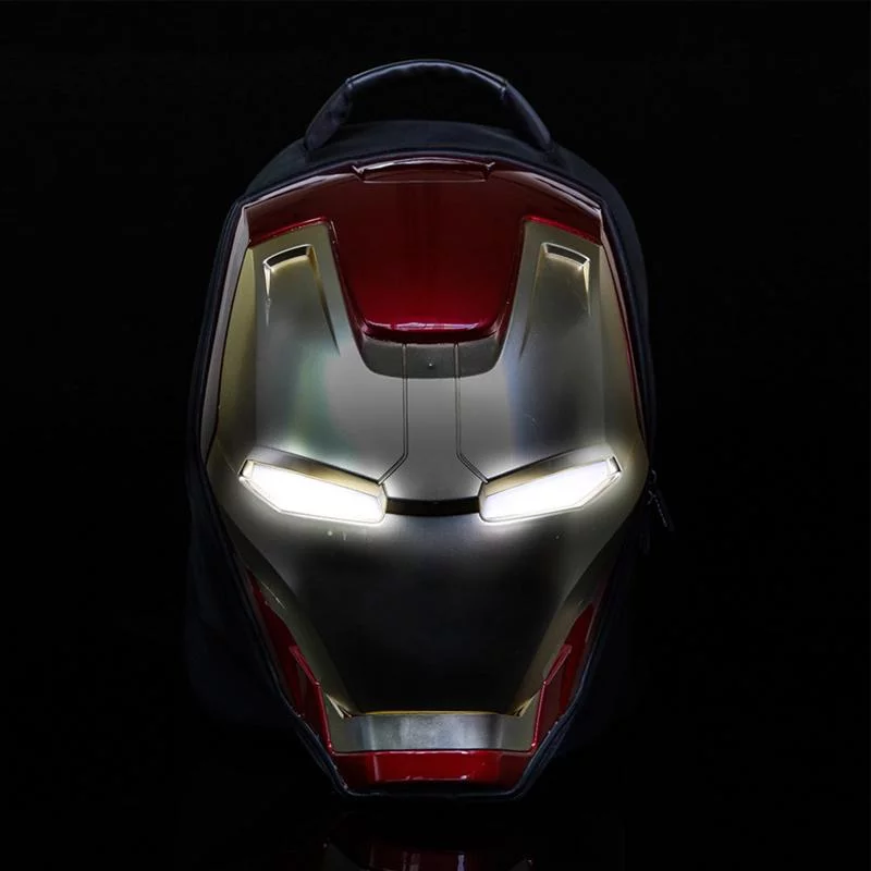 mochila iron man LED