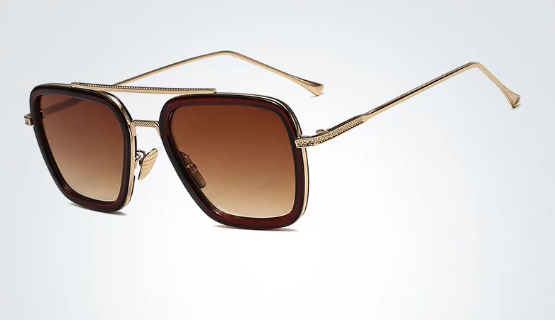 gafas de tony marron