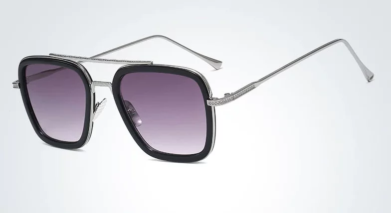 gafas tony stark transpartente lila