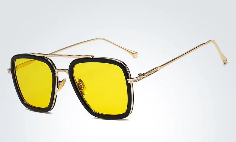 tony stark gafas amarilals