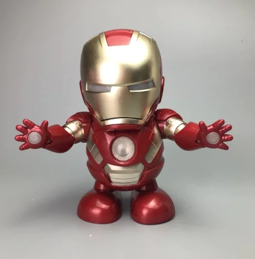 figura iron man bailando
